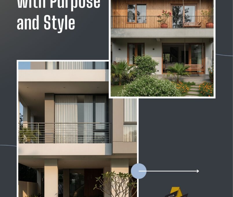 Modern minimalist residential building in Bangladesh with clean lines, large glass windows, and sleek concrete exterior designed by Archi Accent