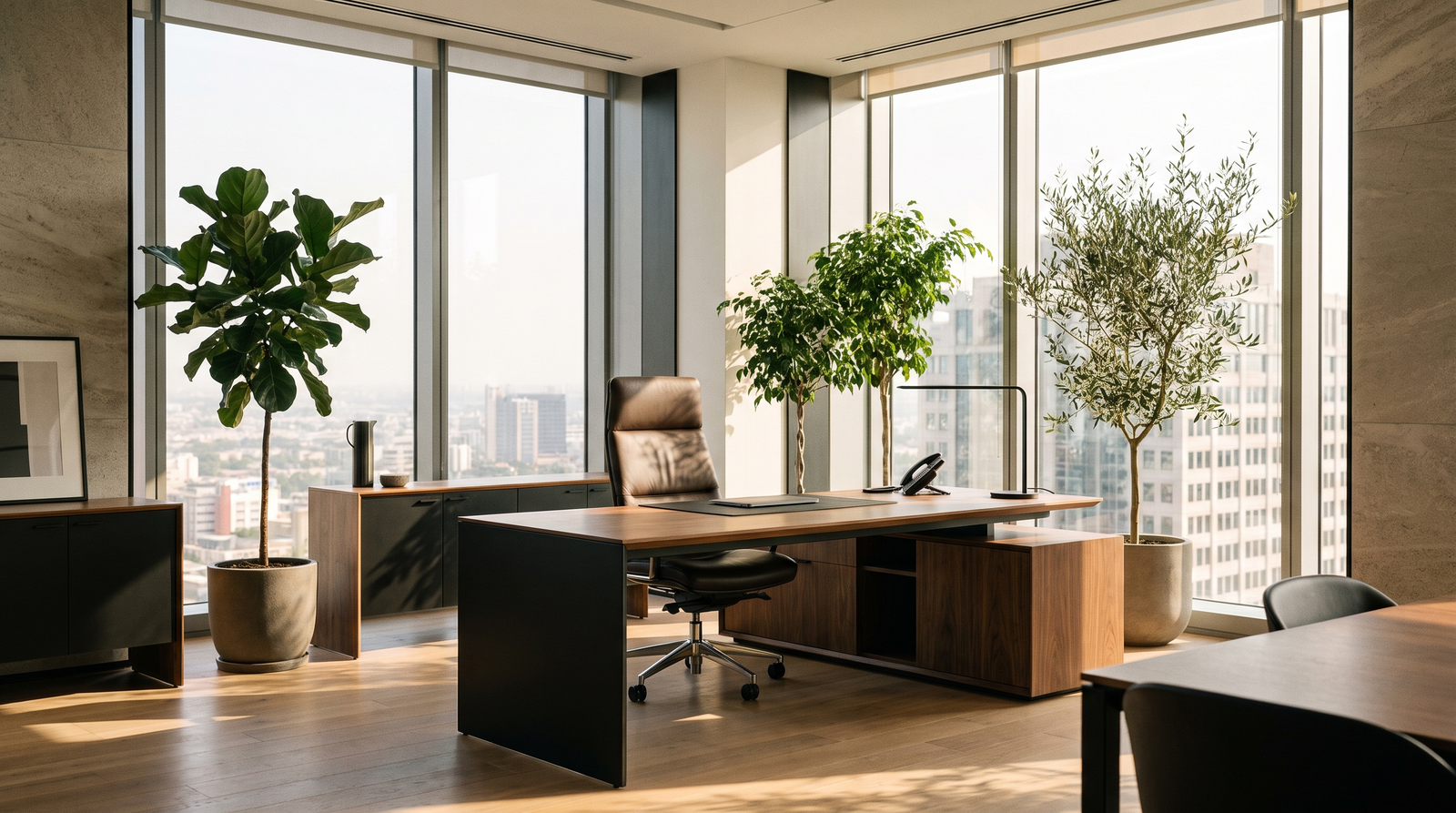 Modern office furniture setup in a premium Dhaka workspace